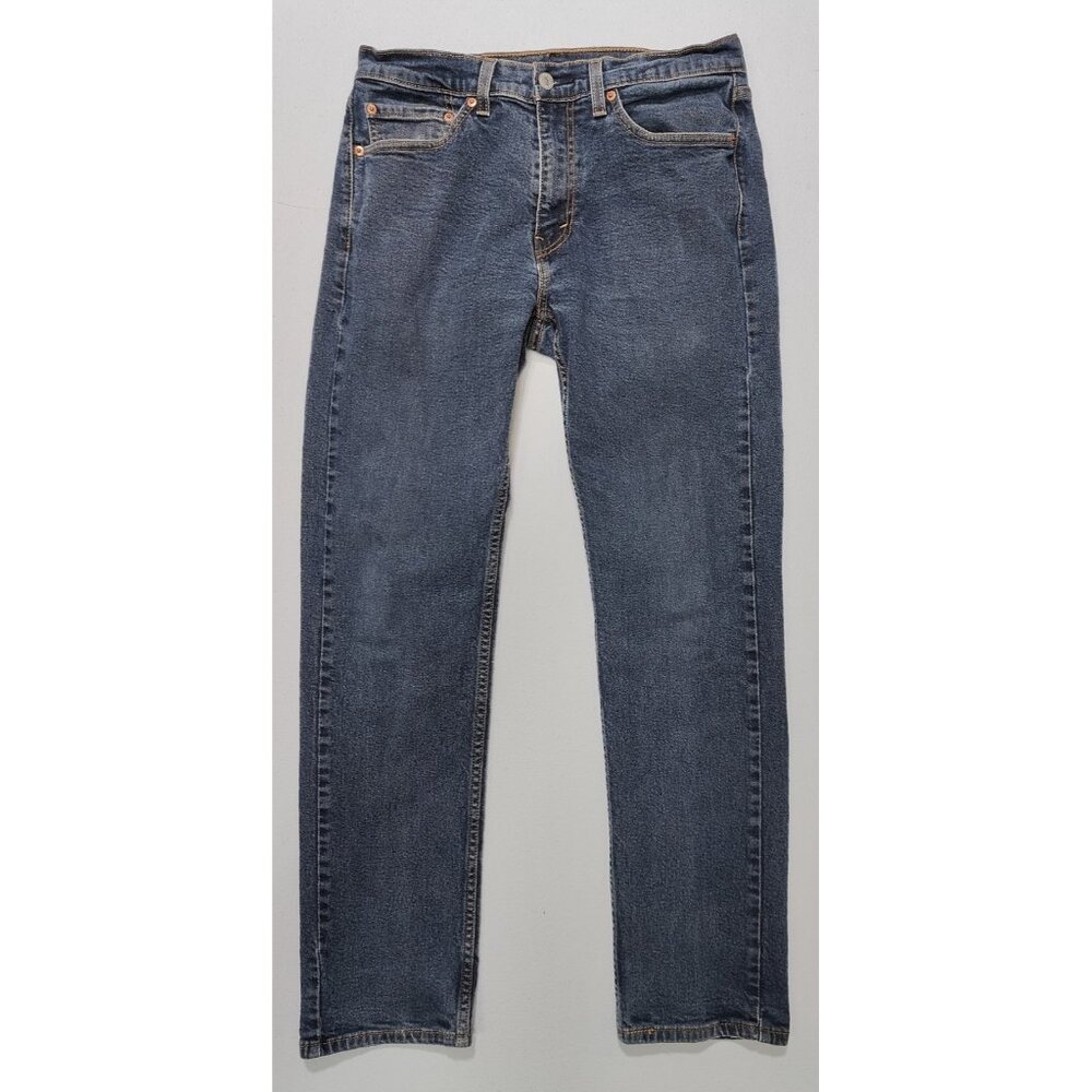 Levi's 505 Men’s Faded Blue Denim Regular Fit Straight Leg Jeans Size W32 L32